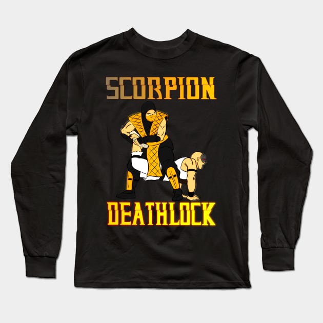 Scorpion Deathlock Long Sleeve T-Shirt by ra7ar